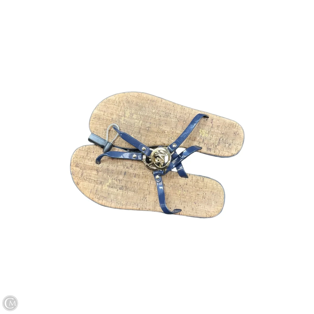 Sandals Flats By Michael By Michael Kors In Blue, Size: 11
