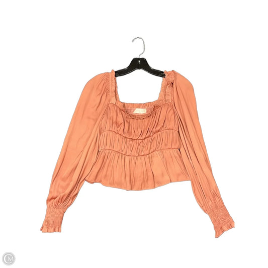 Top Long Sleeve Basic By Altard State In Brown, Size: Xs