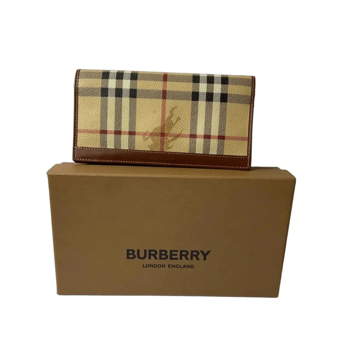Wallet Luxury Designer By Burberry, Size: Medium