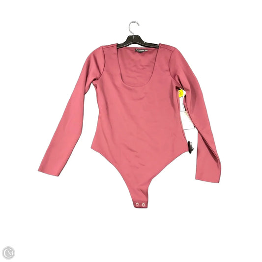 Top Long Sleeve Basic By Good American In Red, Size: L