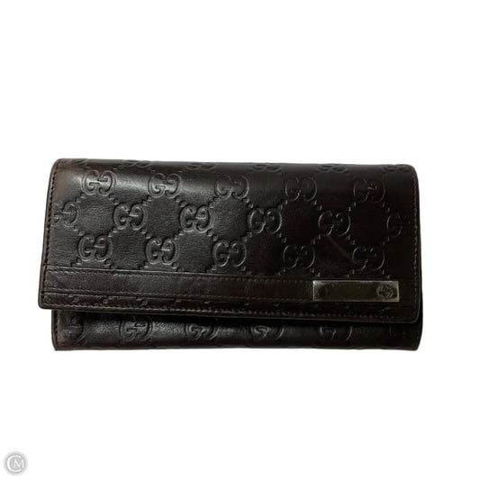 Wallet Luxury Designer By Gucci, Size: Medium