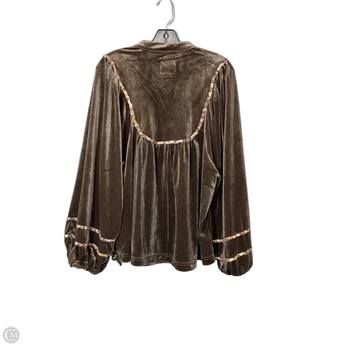 Top Long Sleeve By Umgee In Brown, Size: M