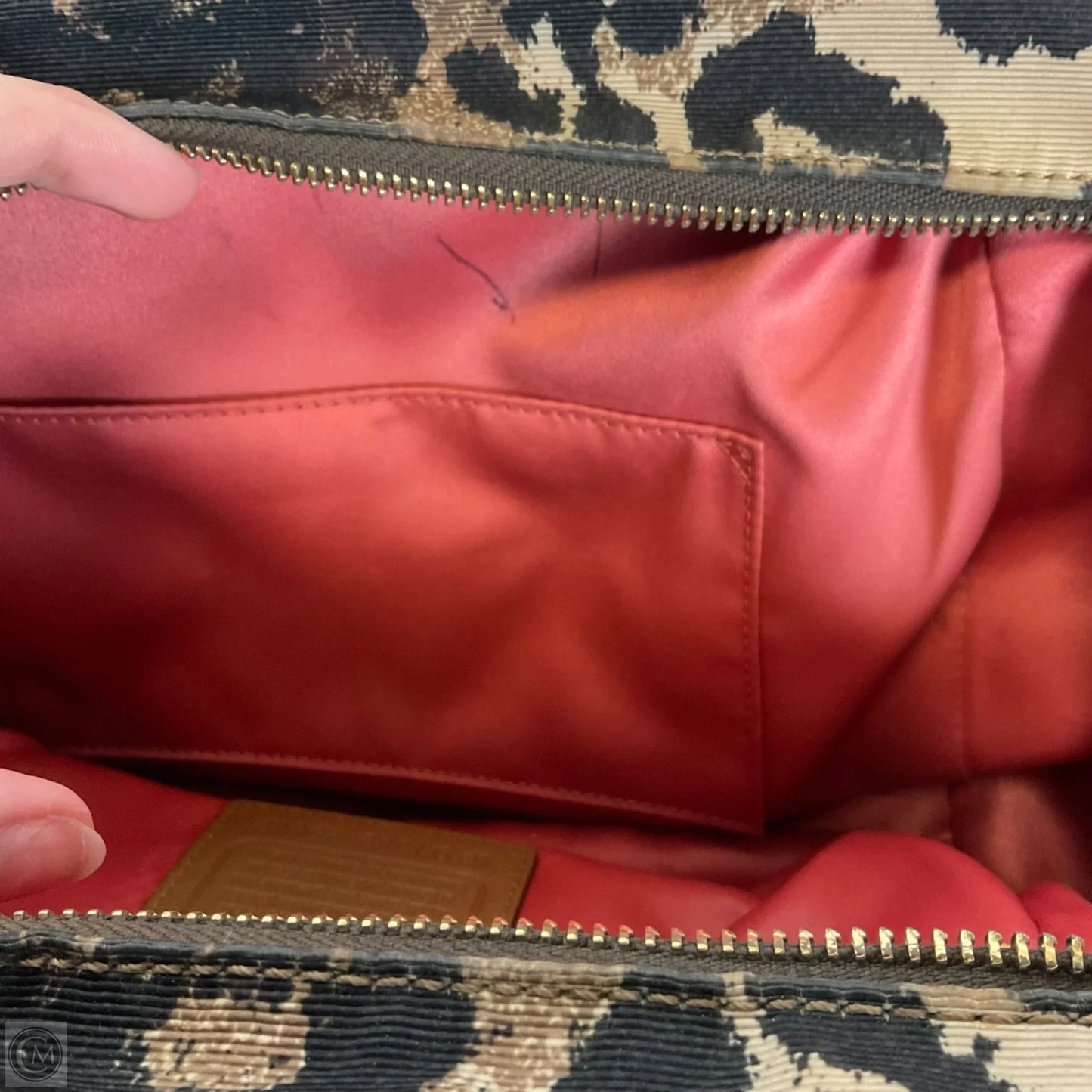 Handbag Designer By Coach, Size: Small