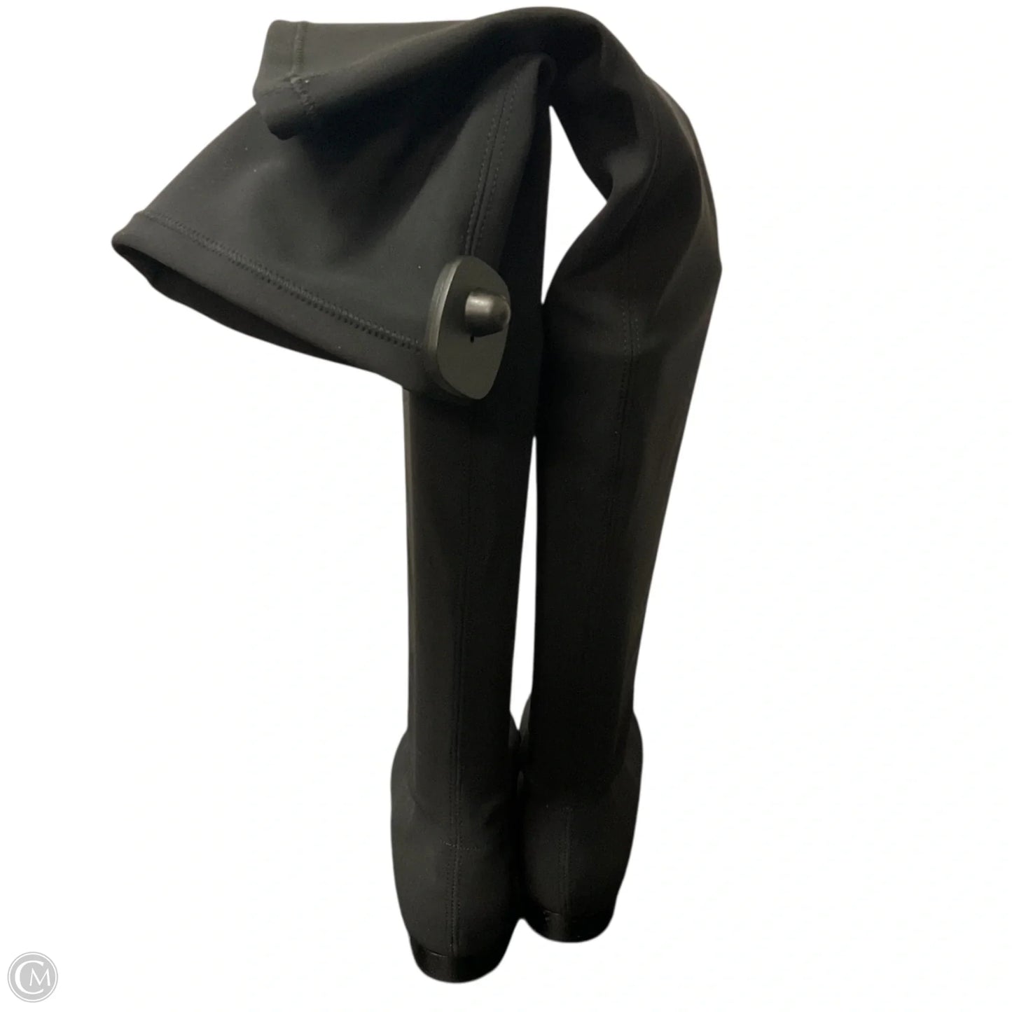 Boots Knee Flats By Clothes Mentor In Black, Size: 8