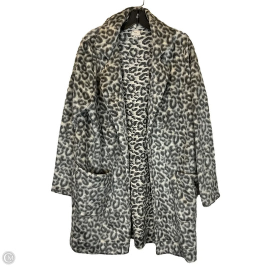 Coat Trench Coat By A New Day In Cream & Grey, Size: L