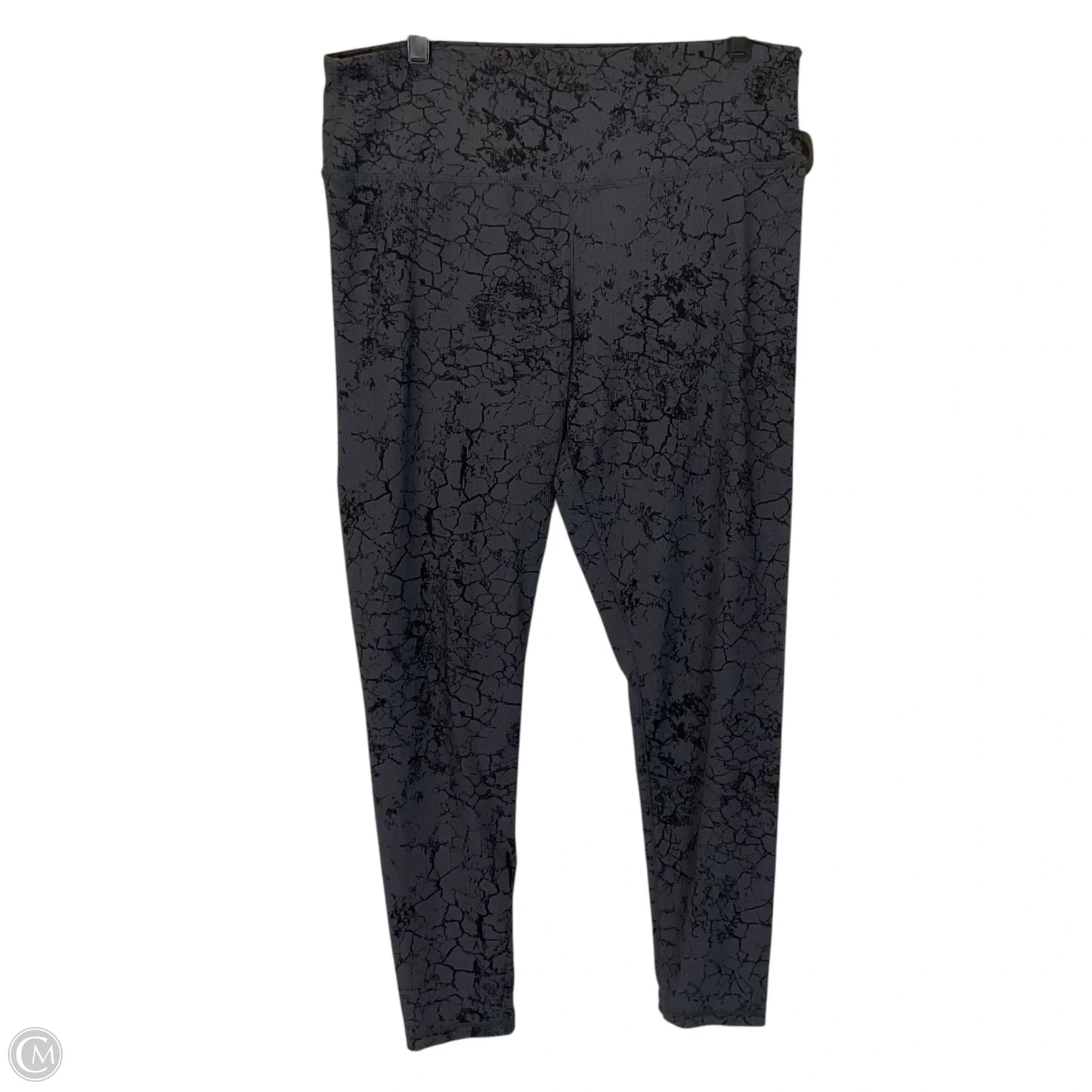 Athletic Leggings By Glyder In Black & Grey, Size: Xl