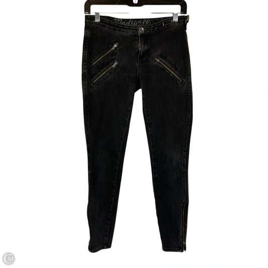 Jeans Skinny By Madewell In Black Denim, Size: 0