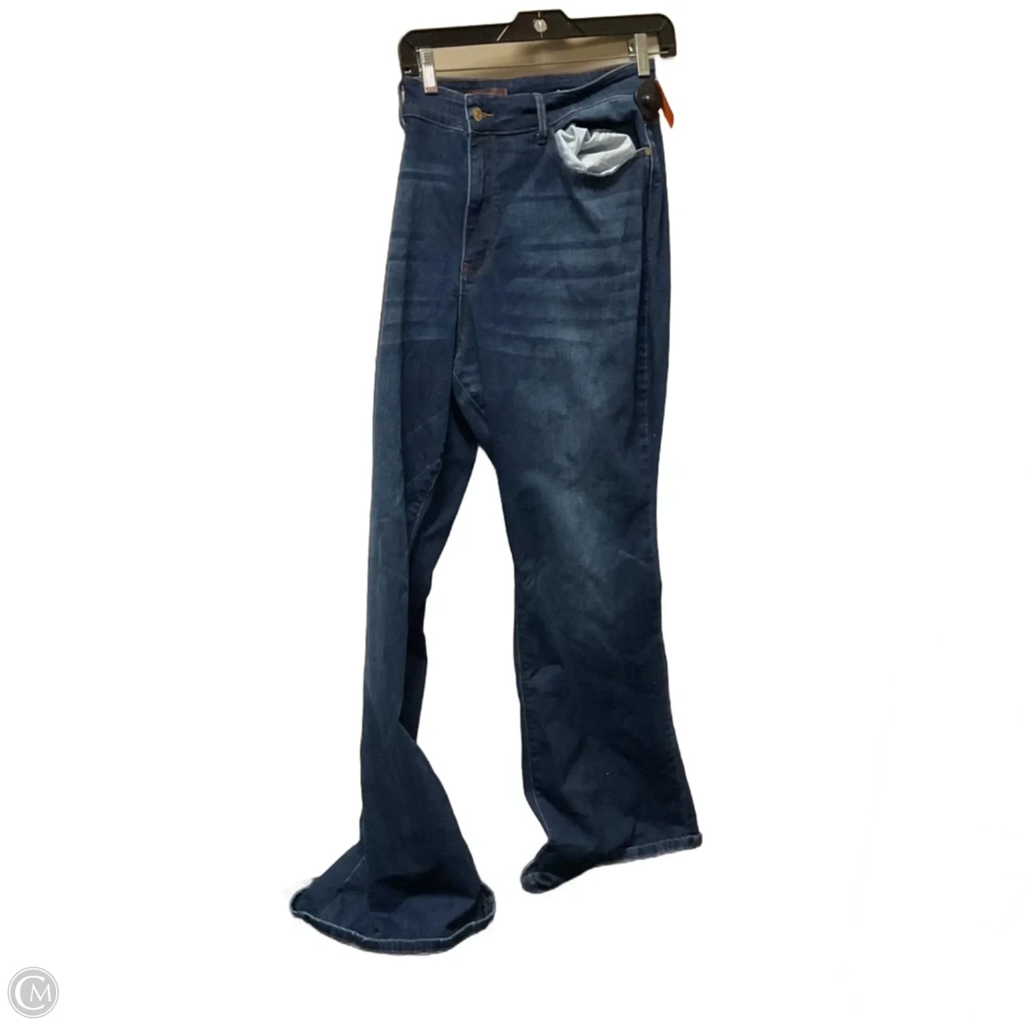 Jeans Flared By Judy Blue In Blue Denim, Size: 20