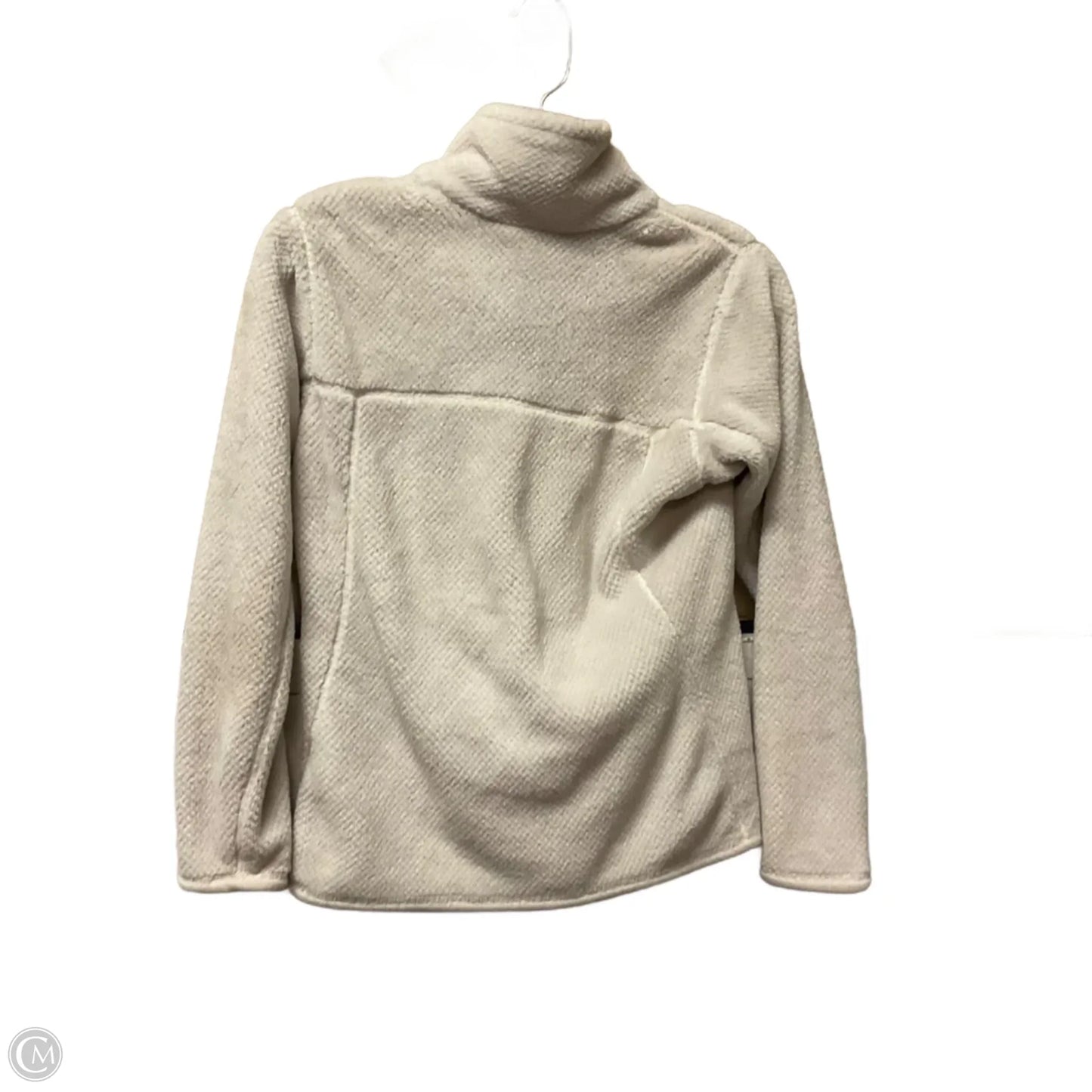 Jacket Fleece By Patagonia In Cream, Size: S