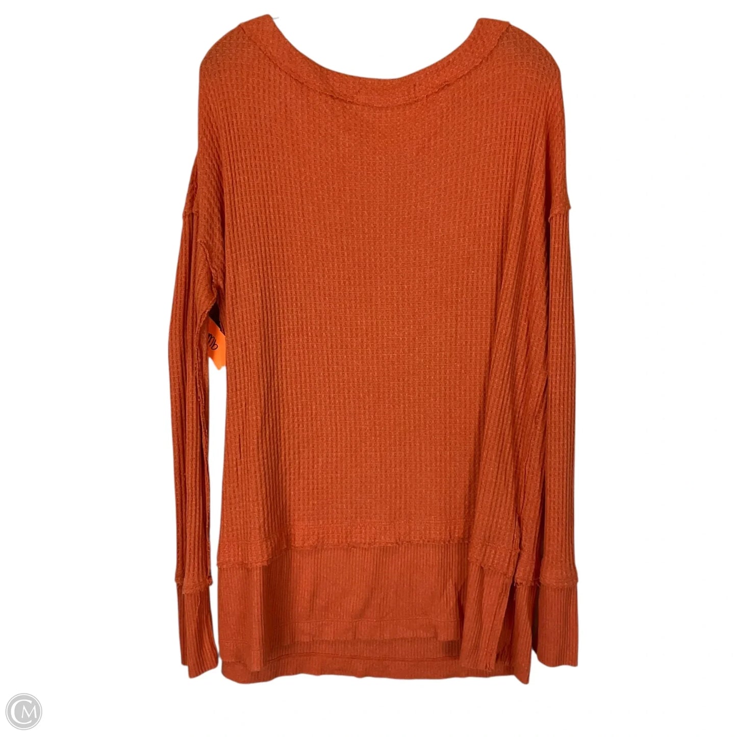 Top Long Sleeve Basic By We The Free In Orange, Size: S