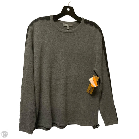 Top Long Sleeve Designer By Neiman Marcus In Grey, Size: Xl