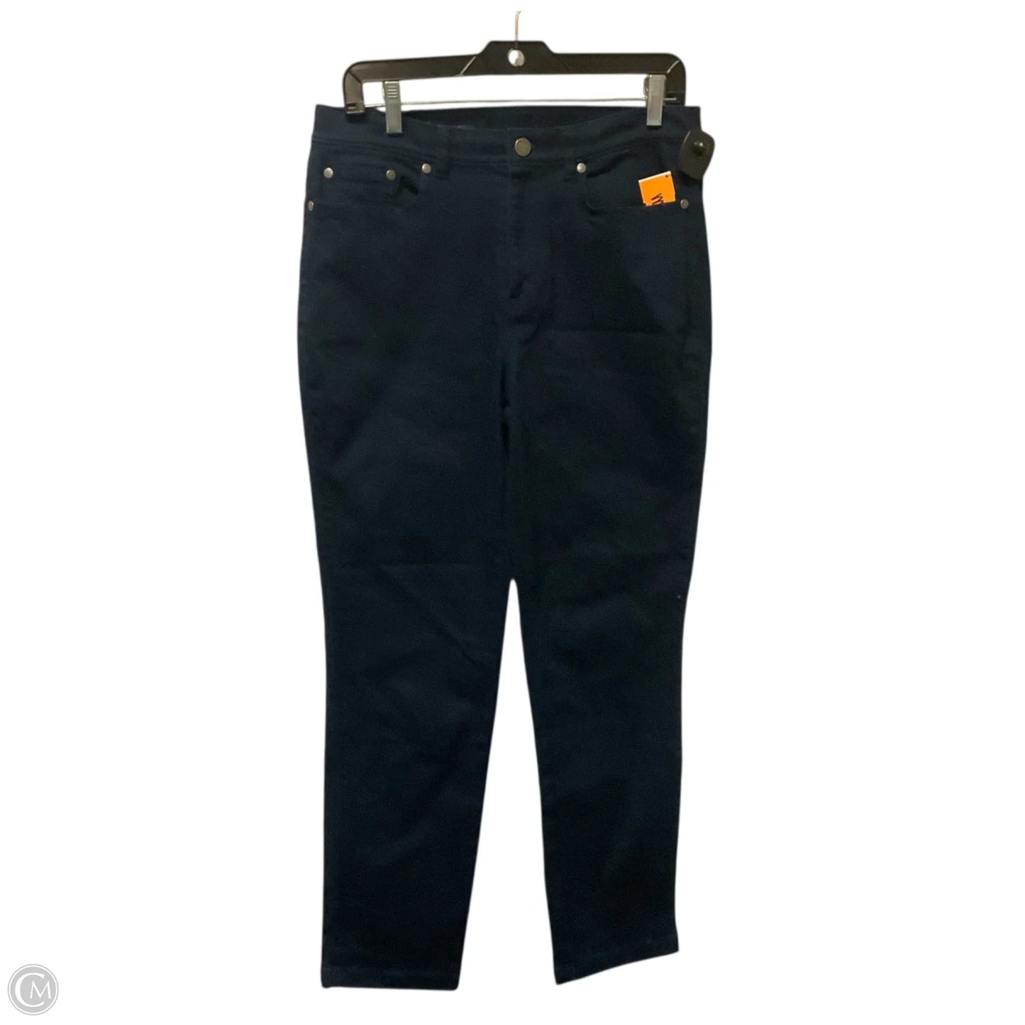 Jeans Straight By Brooks Brothers In Blue Denim, Size: 10