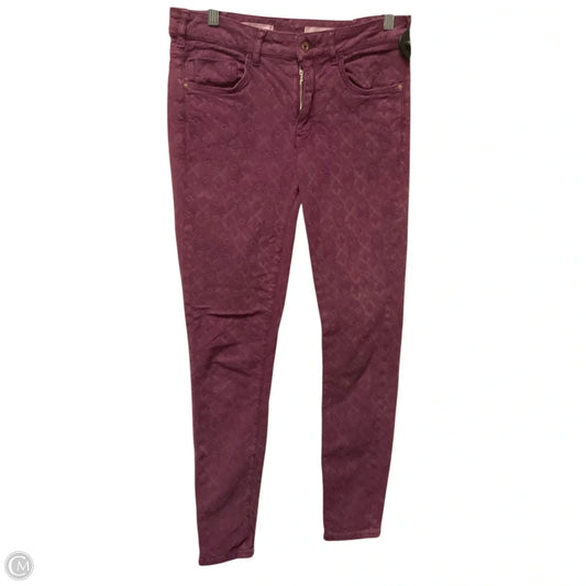 Jeans Skinny By Pilcro In Purple, Size: 6