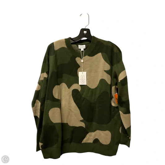 Sweater By Mudpie In Camouflage Print, Size: S