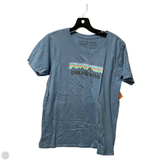 Top Short Sleeve Basic By Patagonia In Blue, Size: S