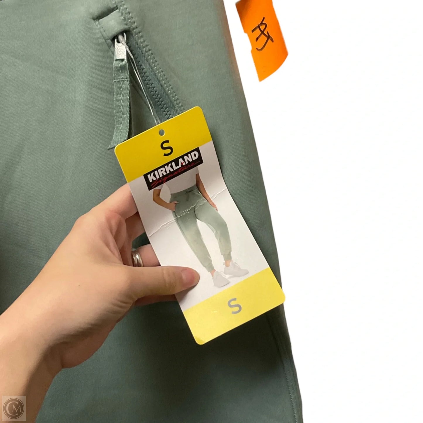 Athletic Pants By Kirkland In Green, Size: S