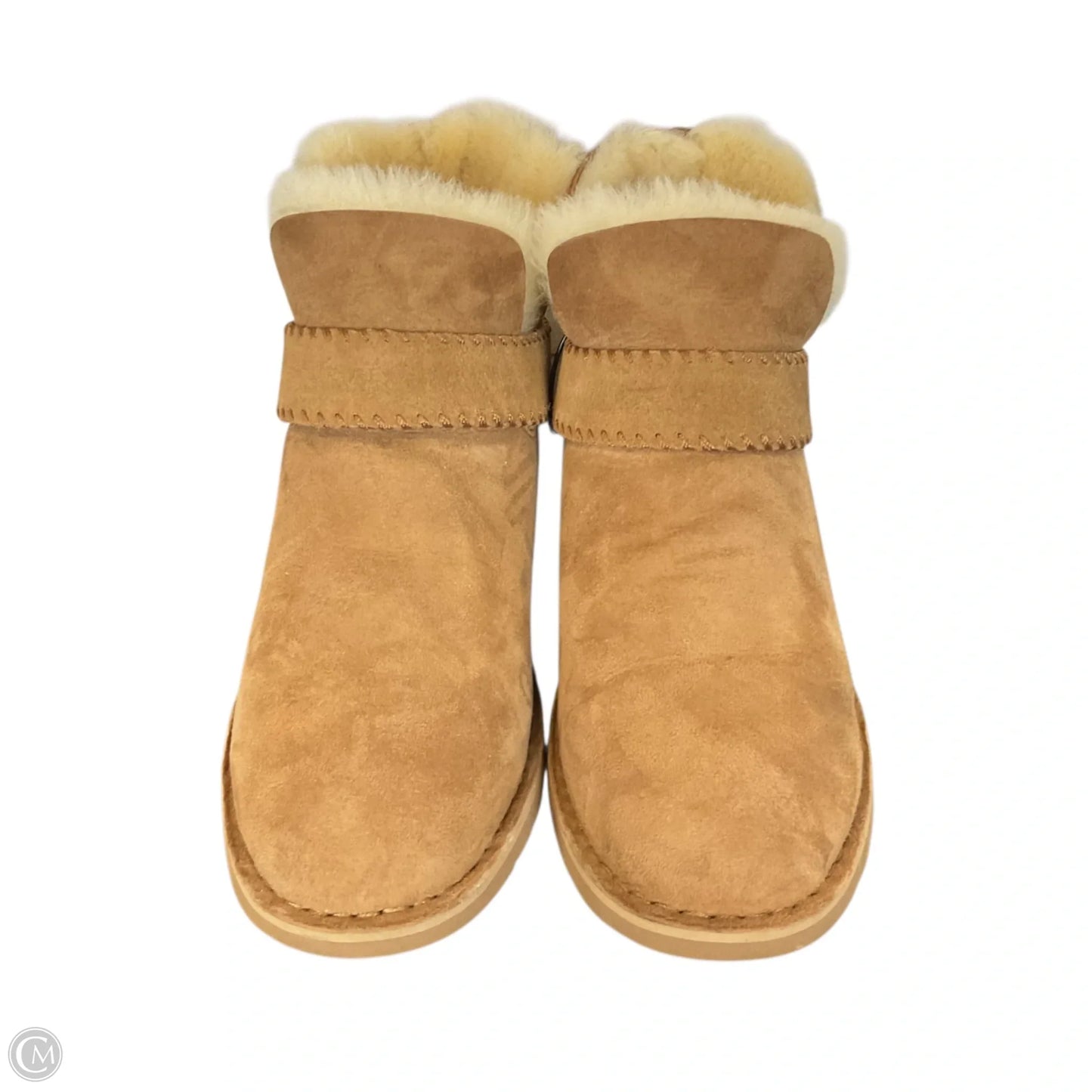 Boots Designer By Ugg In Brown, Size: 8.5