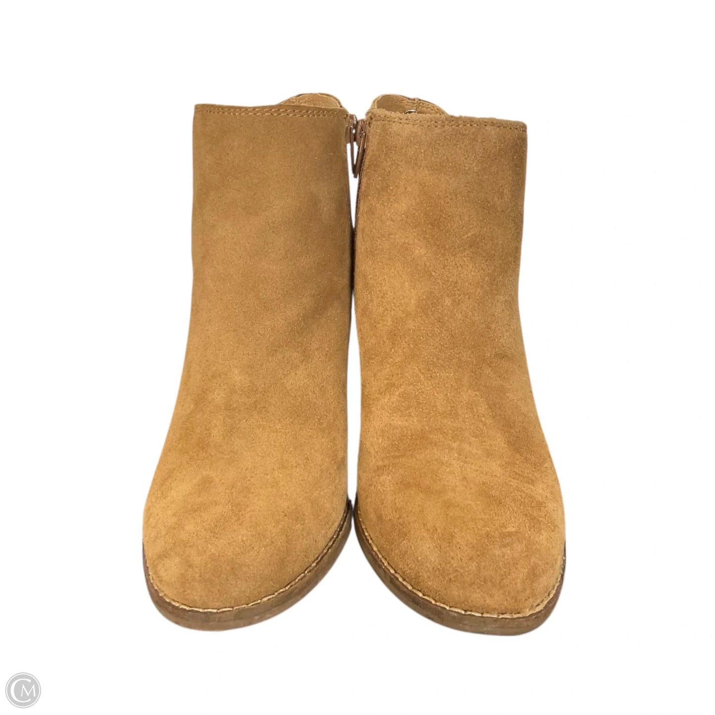 Boots Ankle Heels By Lucky Brand In Brown, Size: 8.5