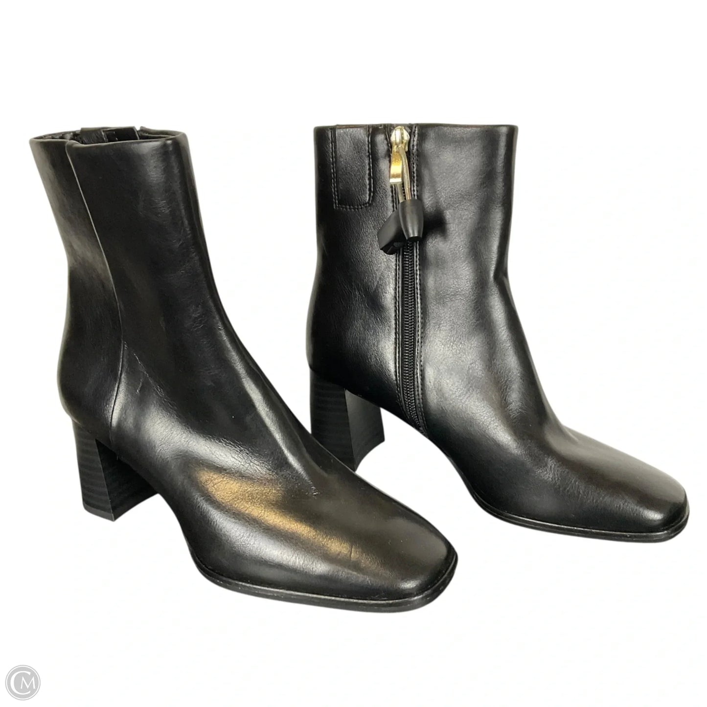 Boots Ankle Heels By Nordstrom In Black, Size: 6