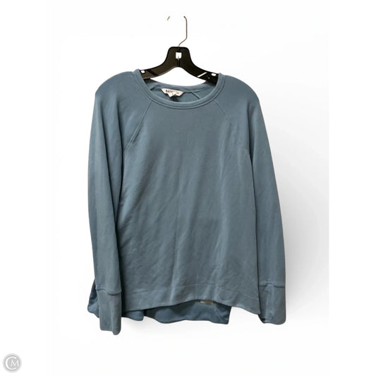 Sweatshirt Crewneck By Athleta In Blue, Size: S