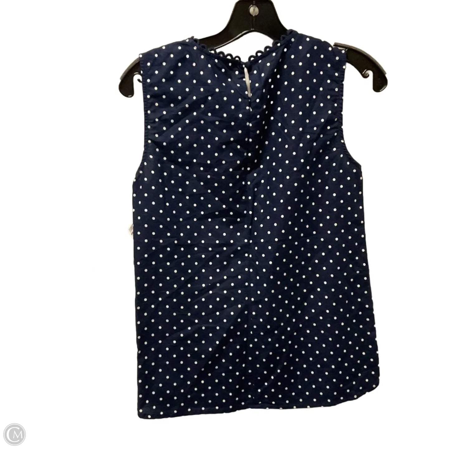 Top Sleeveless By J. Crew In Blue, Size: 2