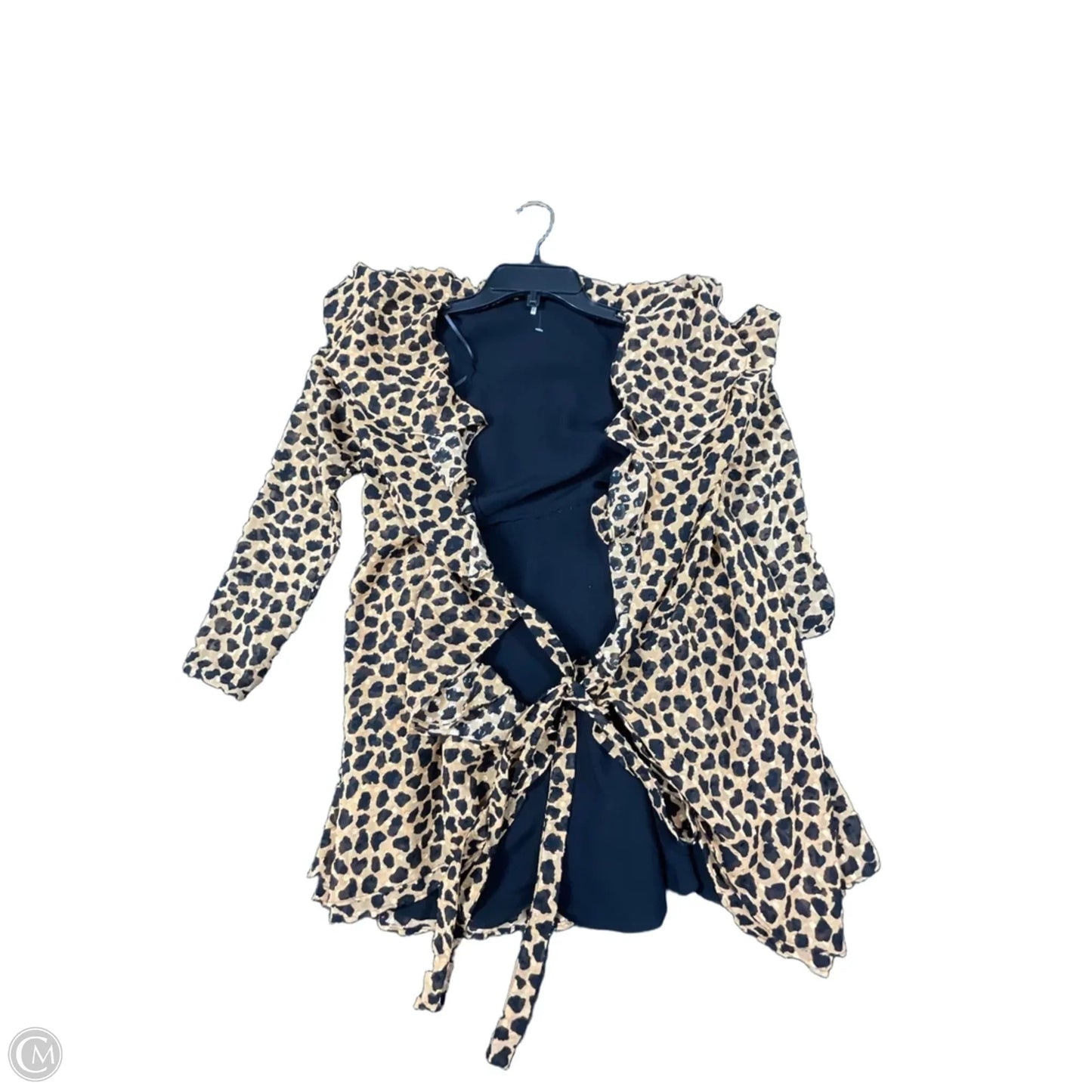 Top Long Sleeve By Free People In Animal Print, Size: Xs