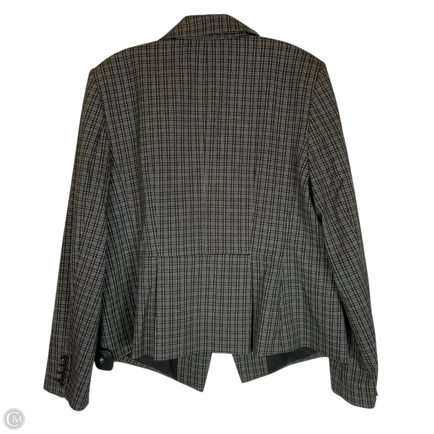 Blazer By Ann Taylor In Black & White, Size: Xl