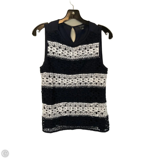 Top Sleeveless By Ann Taylor In Blue, Size: S