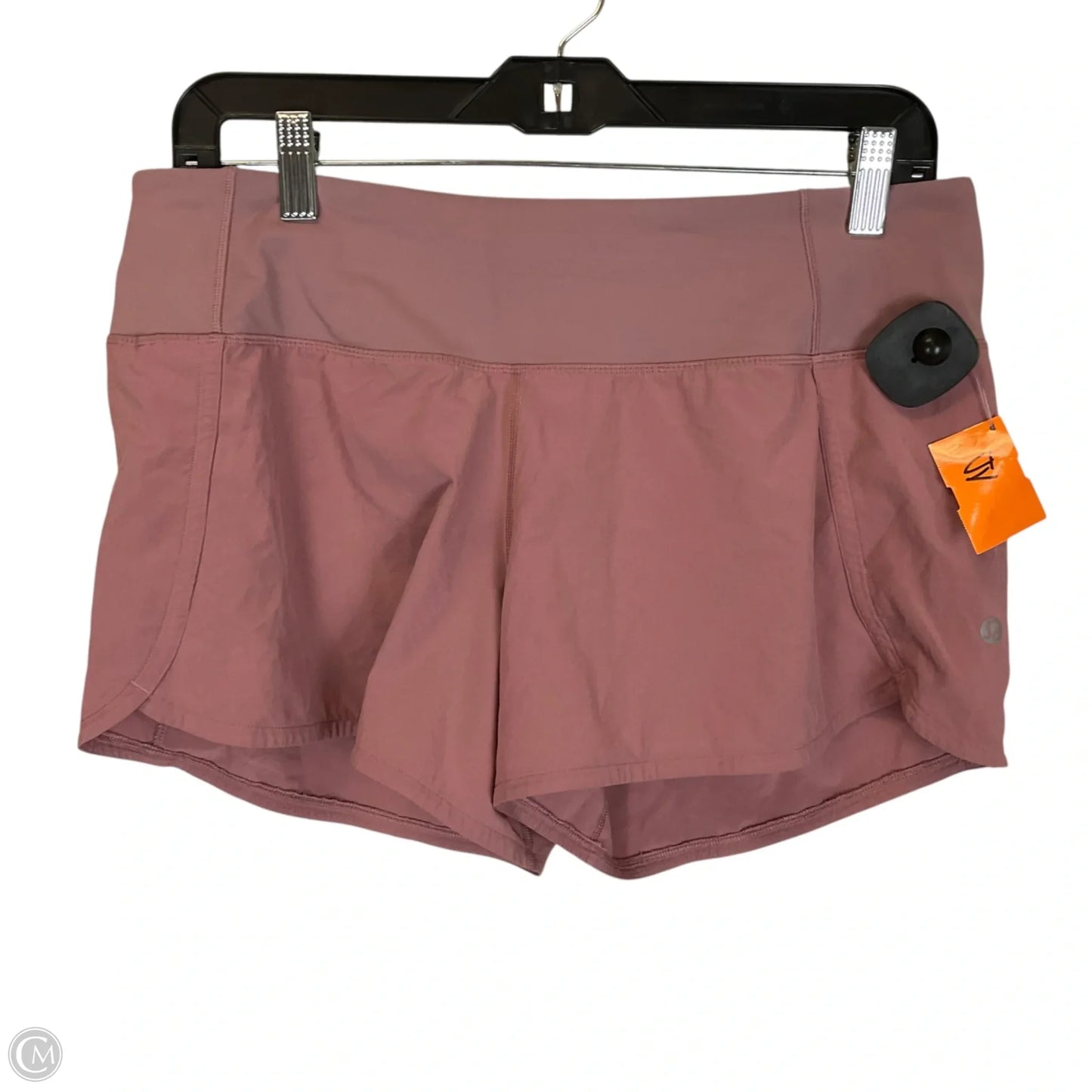 Athletic Shorts By Lululemon In Pink, Size: 8