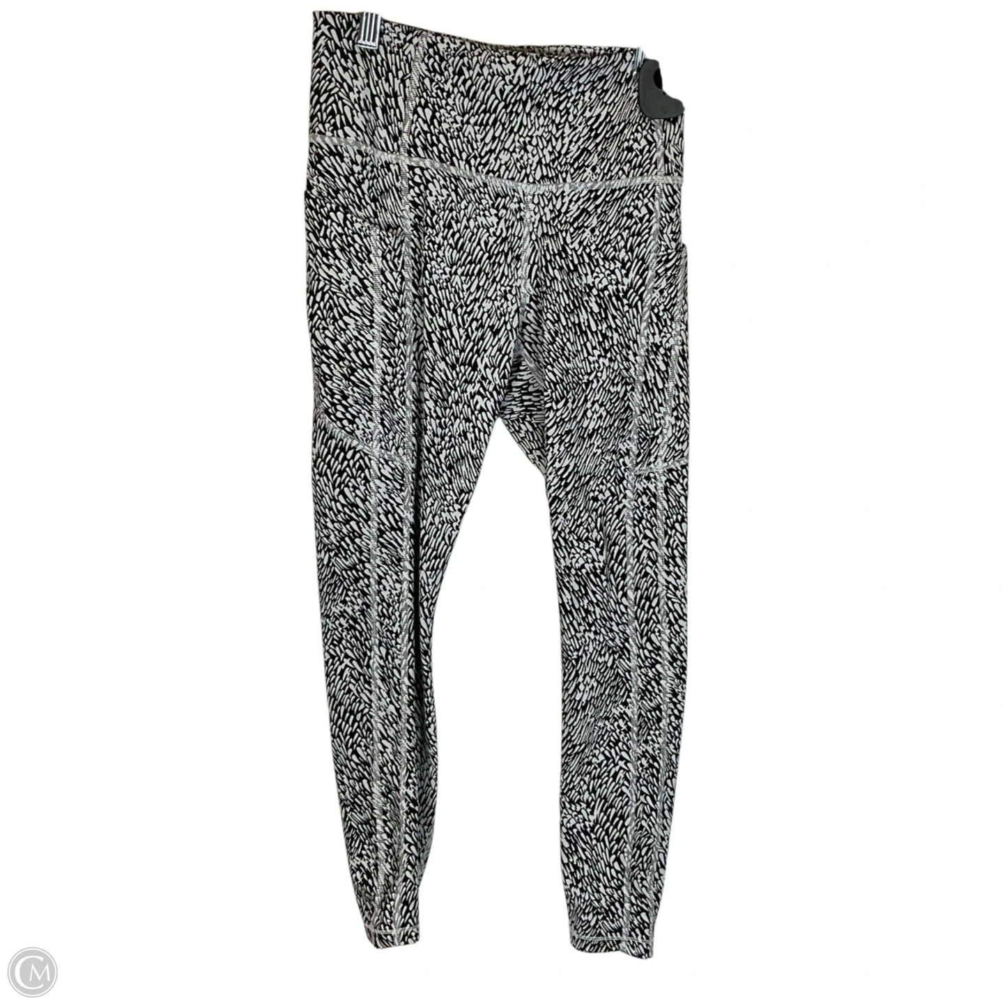 Athletic Leggings Capris By Athleta In Black & White, Size: S