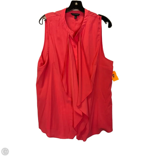 Top Sleeveless By Banana Republic In Pink, Size: Xl