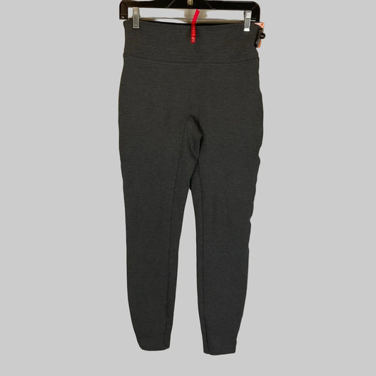 Athletic Leggings Capris By Spanx In Grey, Size: S