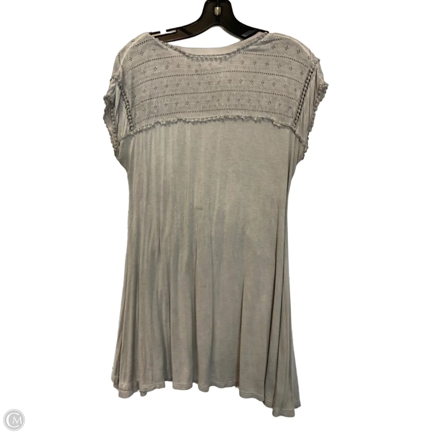Tunic Short Sleeve By Knox Rose In Grey, Size: S
