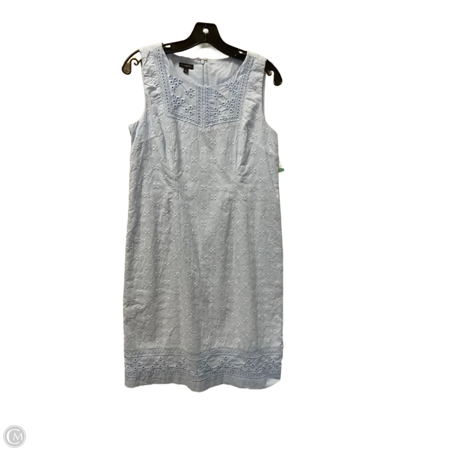 Dress Casual Midi By Talbots In Blue, Size: 2
