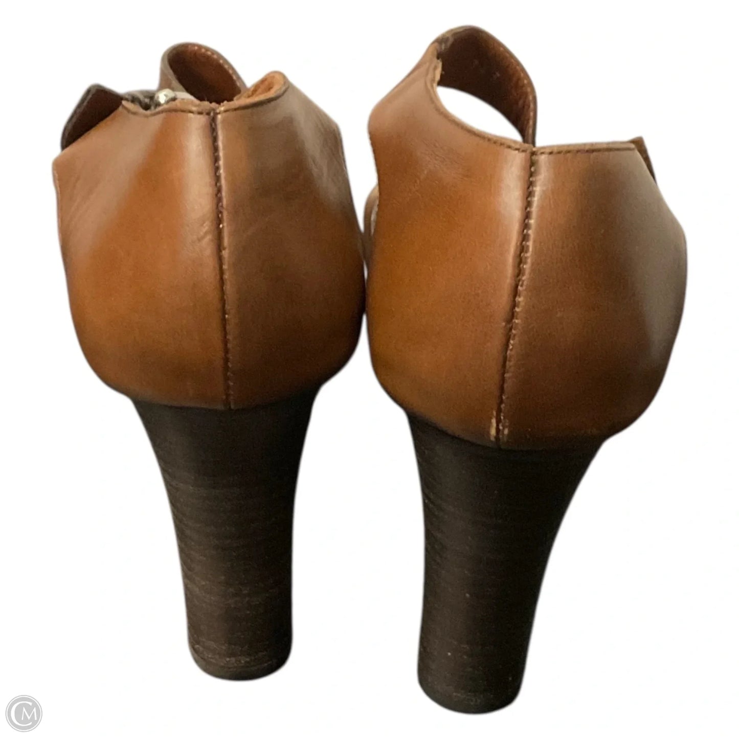 Sandals Heels Block By Brighton In Brown, Size: 9.5