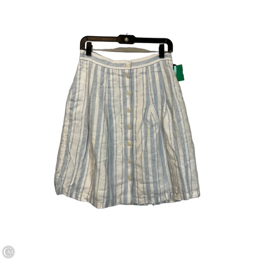 Skirt Midi By Brooks Brothers In Striped Pattern, Size: 4