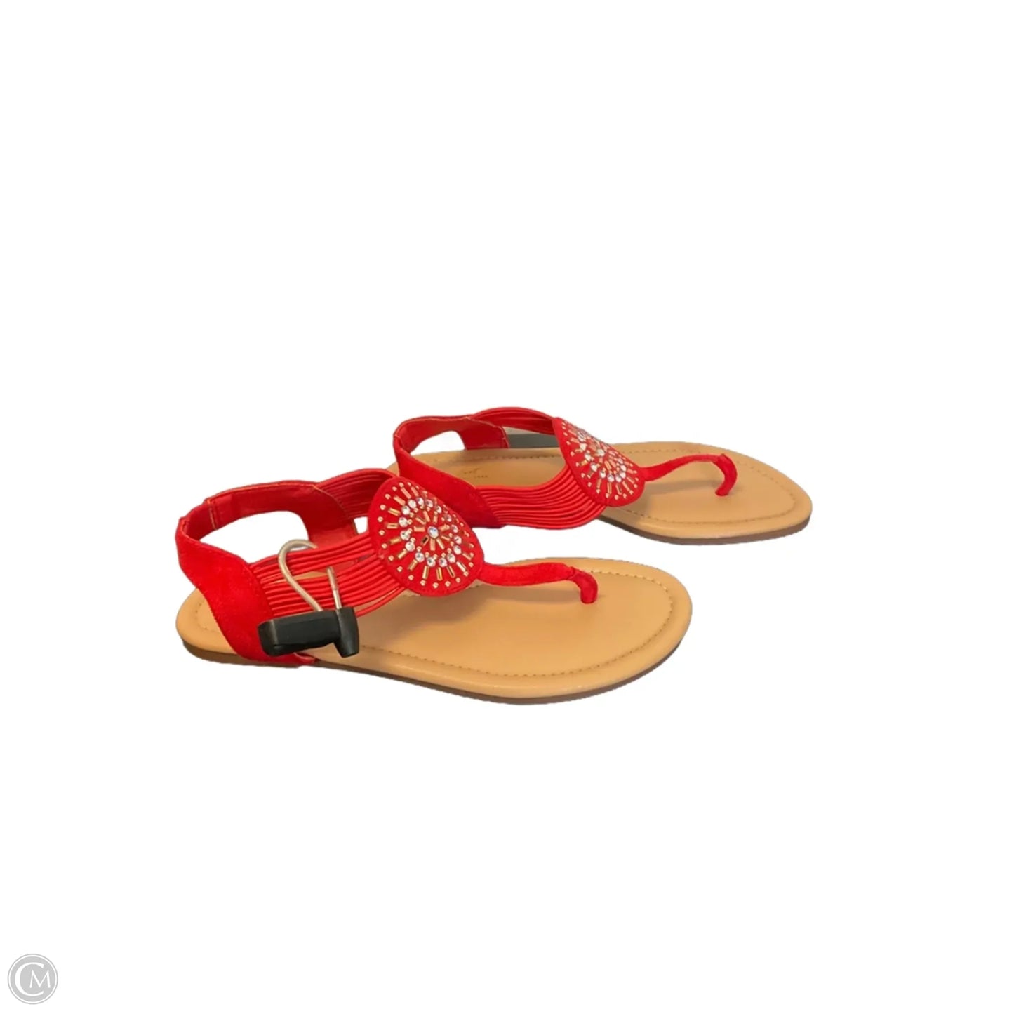 Sandals Flats By Cato In Red, Size: 8