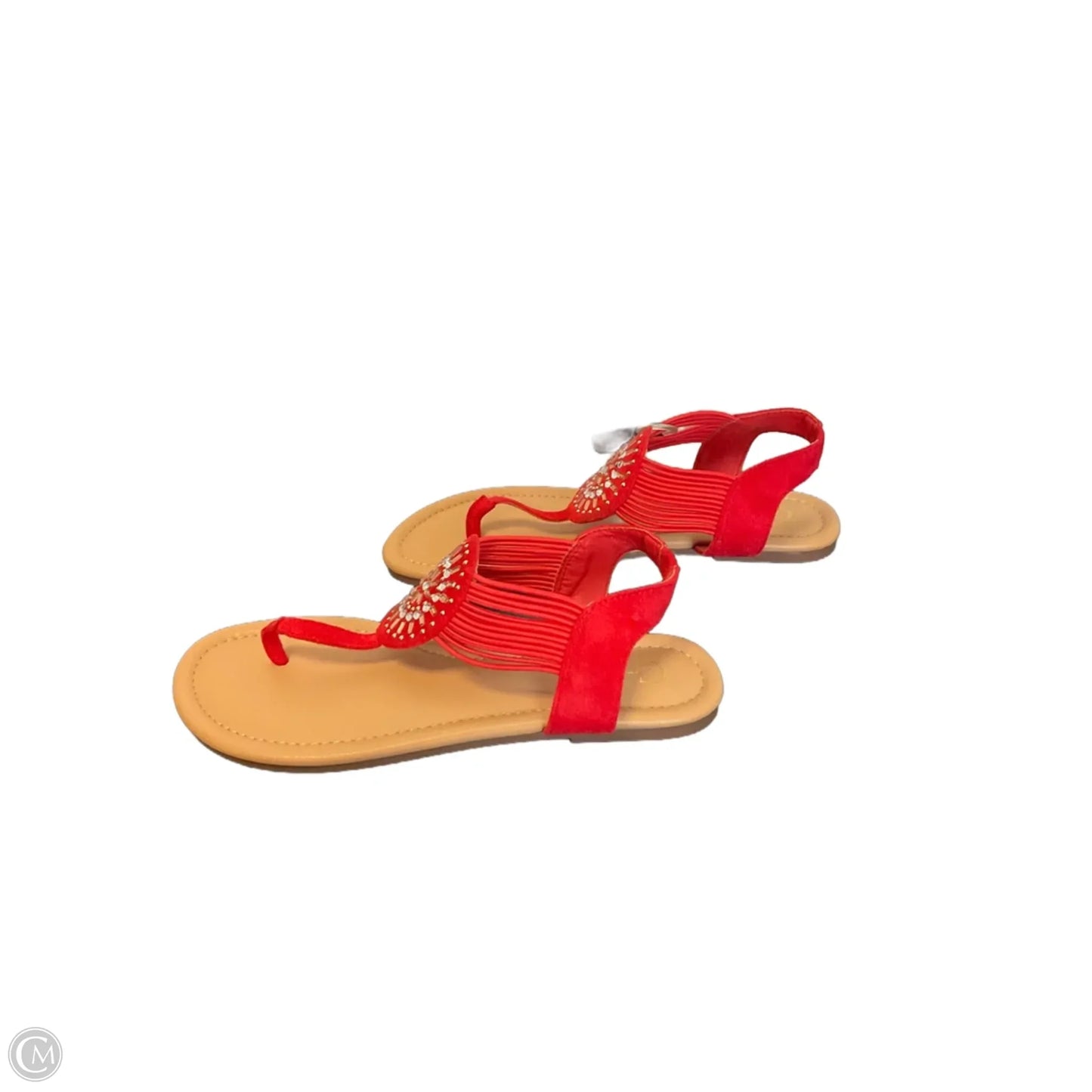 Sandals Flats By Cato In Red, Size: 8