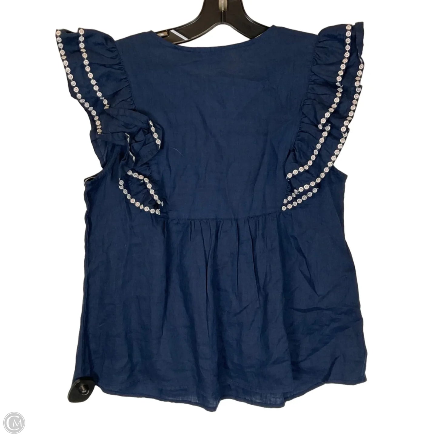 Top Sleeveless By Crown And Ivy In Navy, Size: S