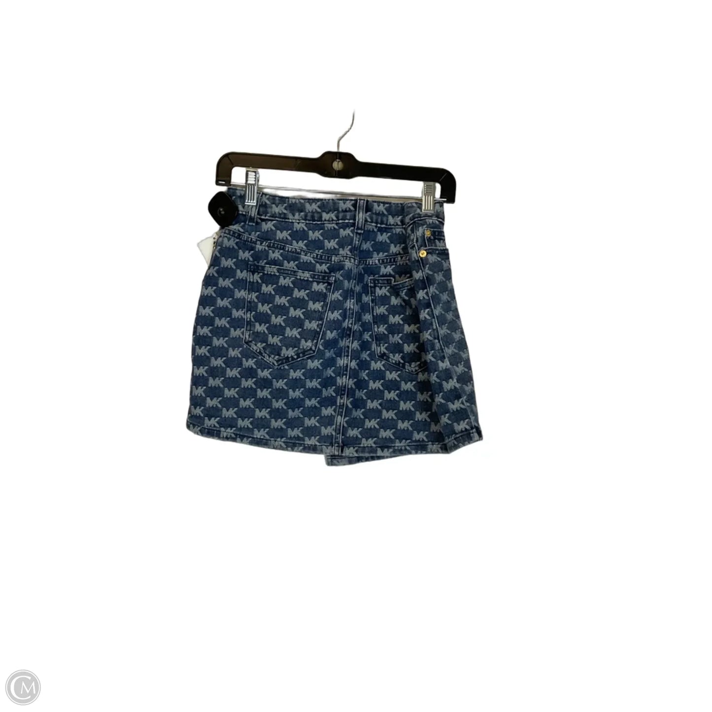 Skirt Mini & Short By Michael By Michael Kors In Blue Denim, Size: 2