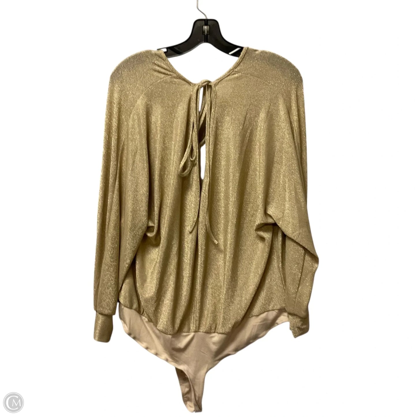 Bodysuit By New York And Co In Gold, Size: Xl
