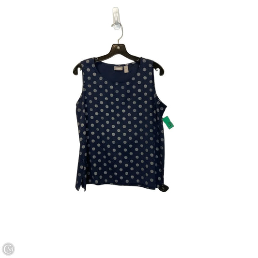 Top Sleeveless Basic By Chicos In Navy, Size: S