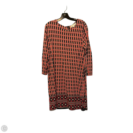 Dress Casual Midi By Michael By Michael Kors In Multi-colored, Size: L