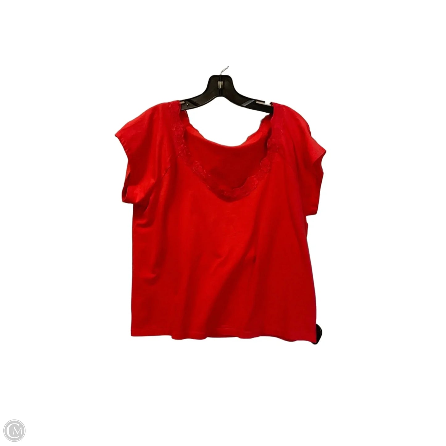 Top Short Sleeve By Old Navy In Red, Size: 2x
