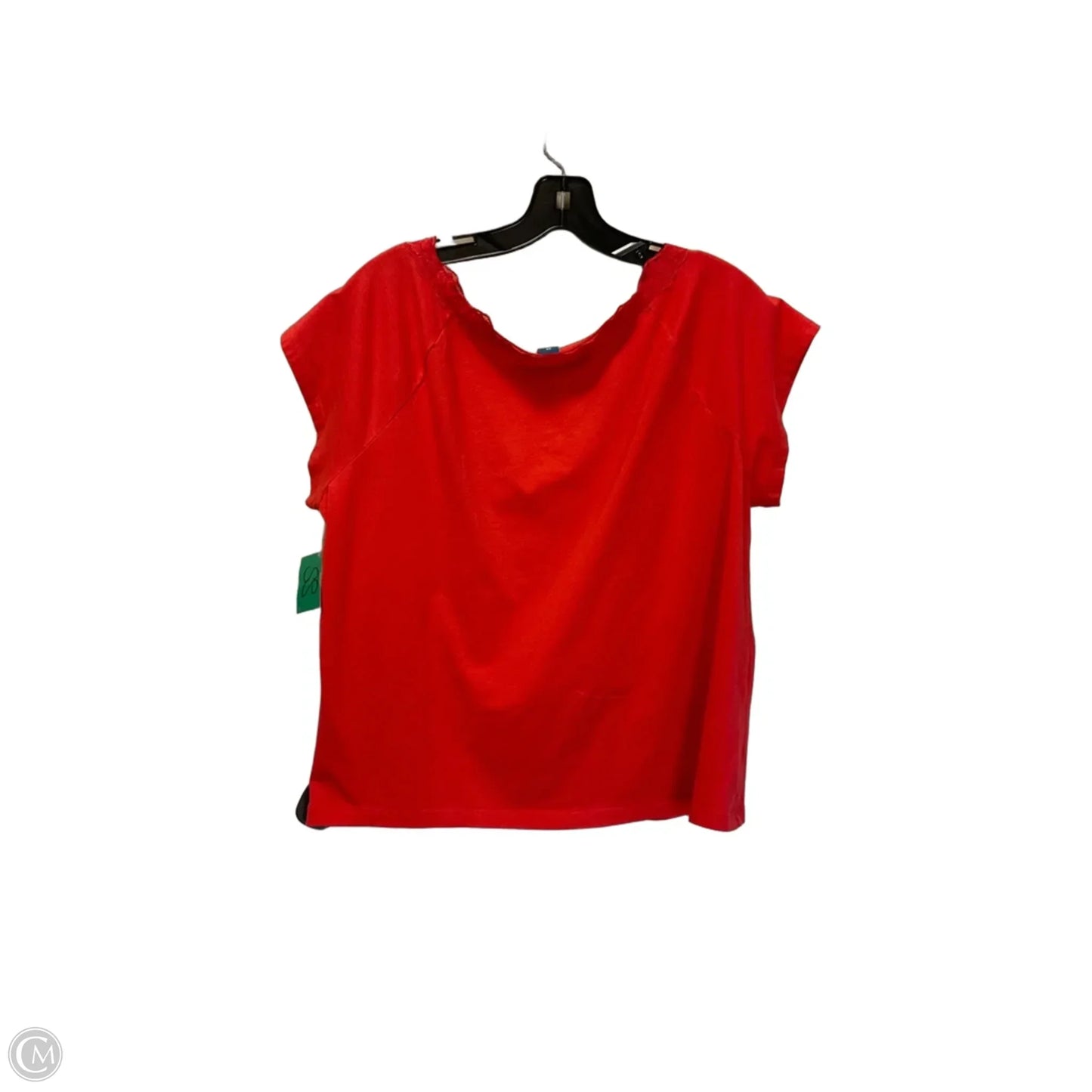 Top Short Sleeve By Old Navy In Red, Size: 2x