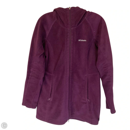 Jacket Fleece By Columbia In Purple, Size: M