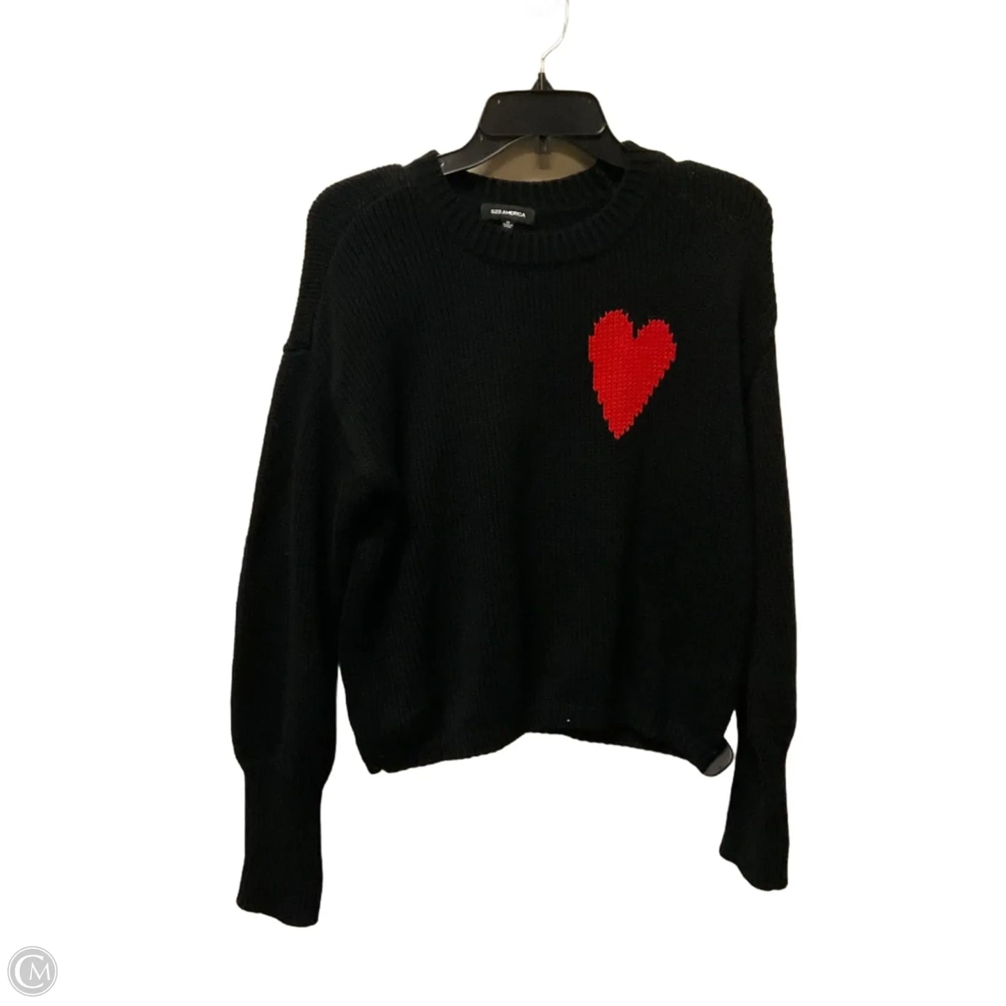 Sweater By 525 America In Black, Size: M