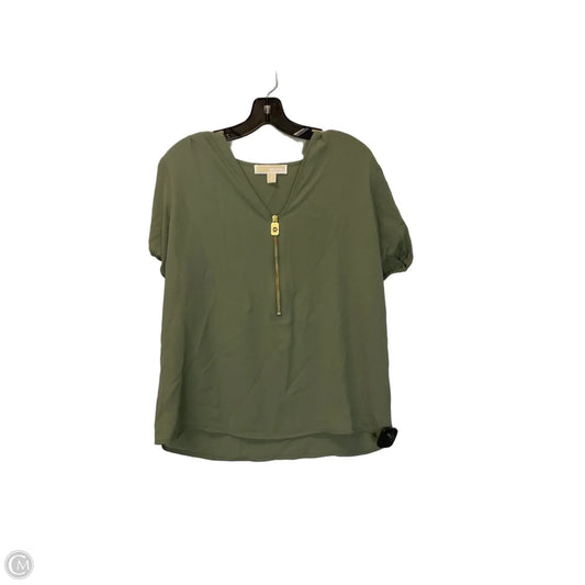 Top Short Sleeve By Michael By Michael Kors In Green, Size: M