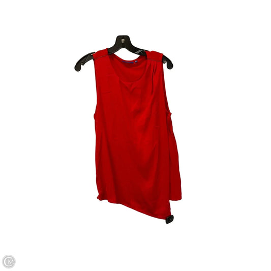 Top Sleeveless Basic By Apt 9 In Red, Size: M