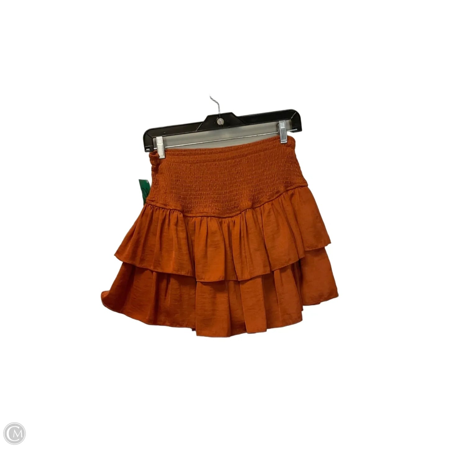Skirt Mini & Short By Entro In Orange, Size: M